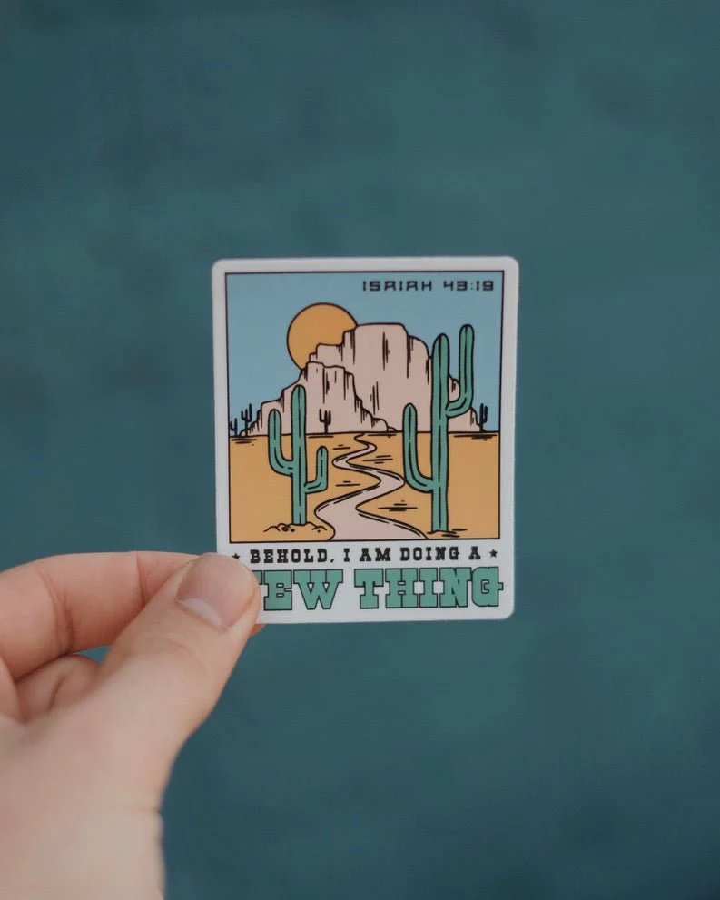 "A Way in the Wilderness" Sticker