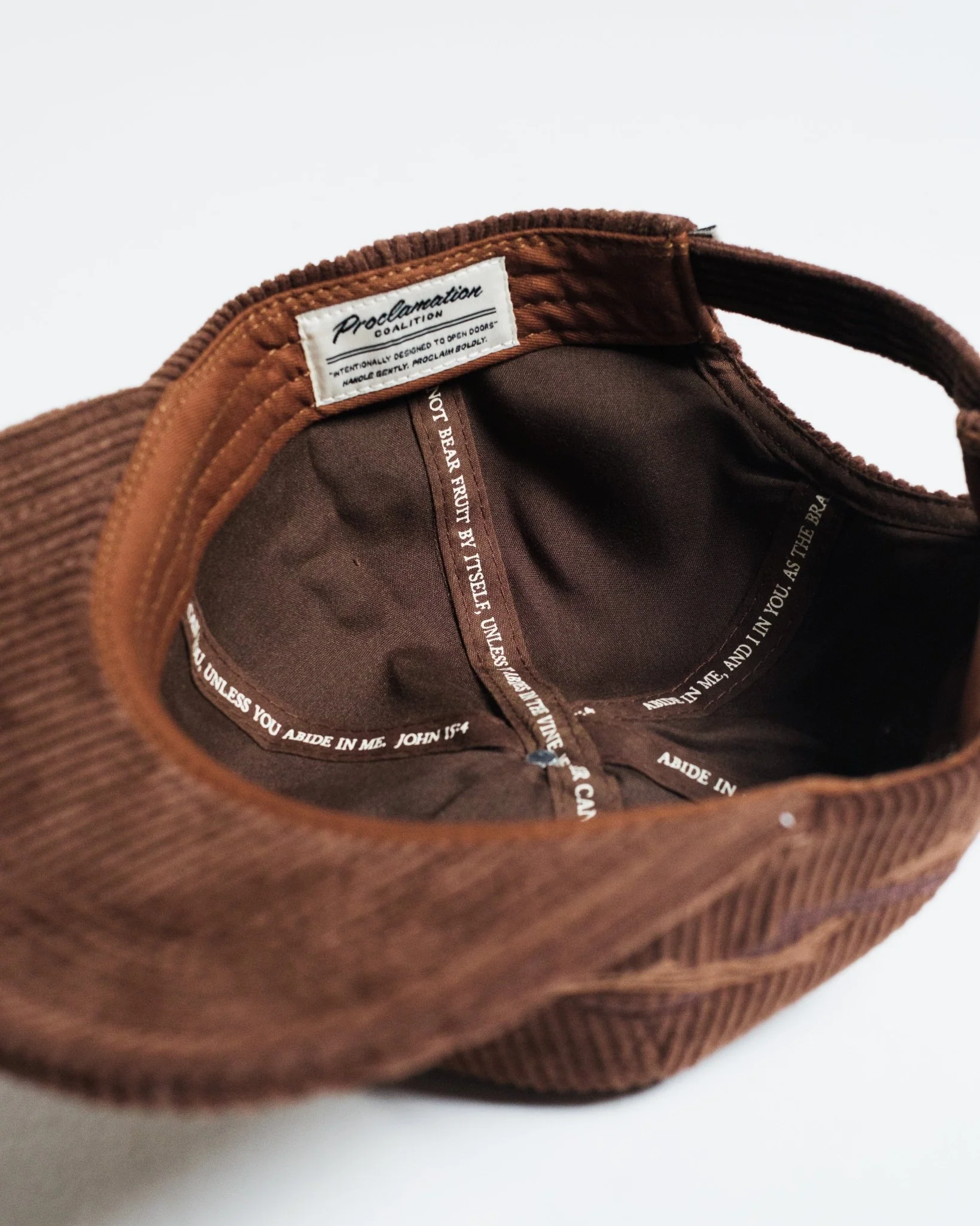"Abide" Corduroy Hat - Image 9
