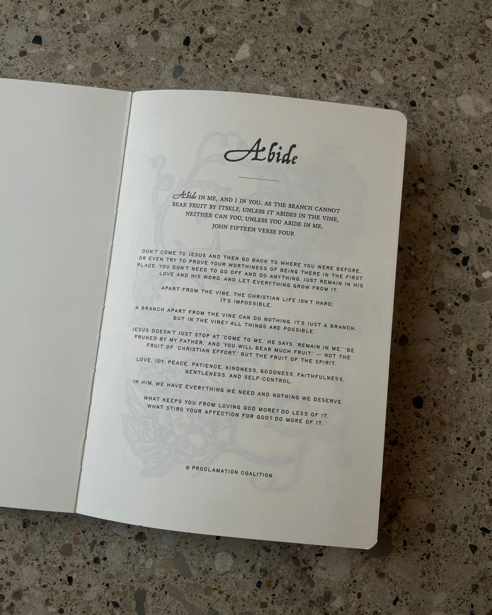 "Abide" Leather Journal - Image 6
