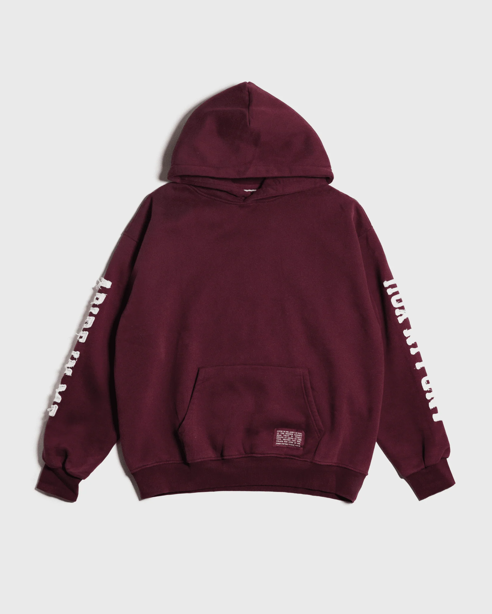 "Abide" Maroon Comfort Hoodie (Limited Edition) - Image 6