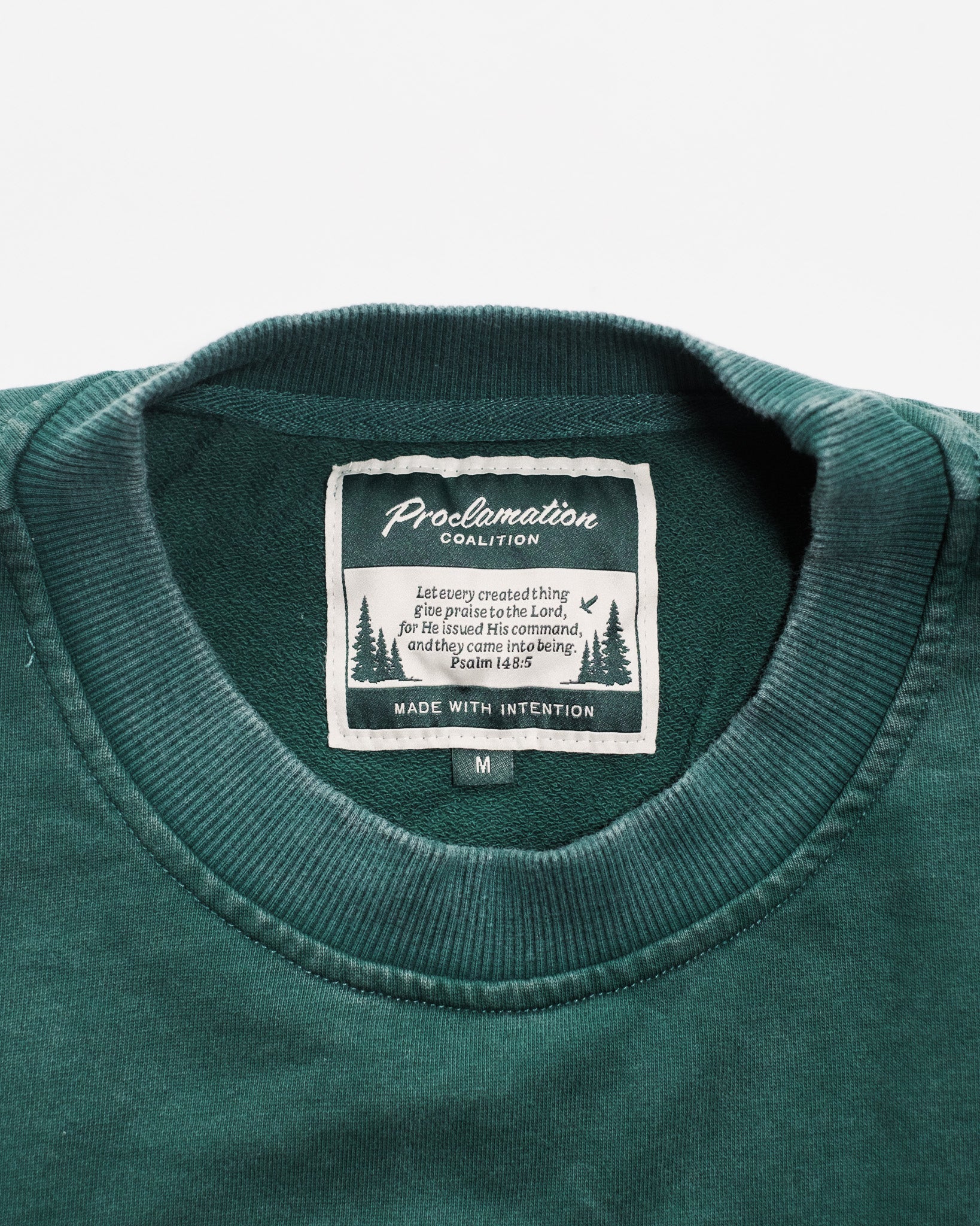 "All Creation PTL" Forest Green Heavyweight+ Tee - Image 3