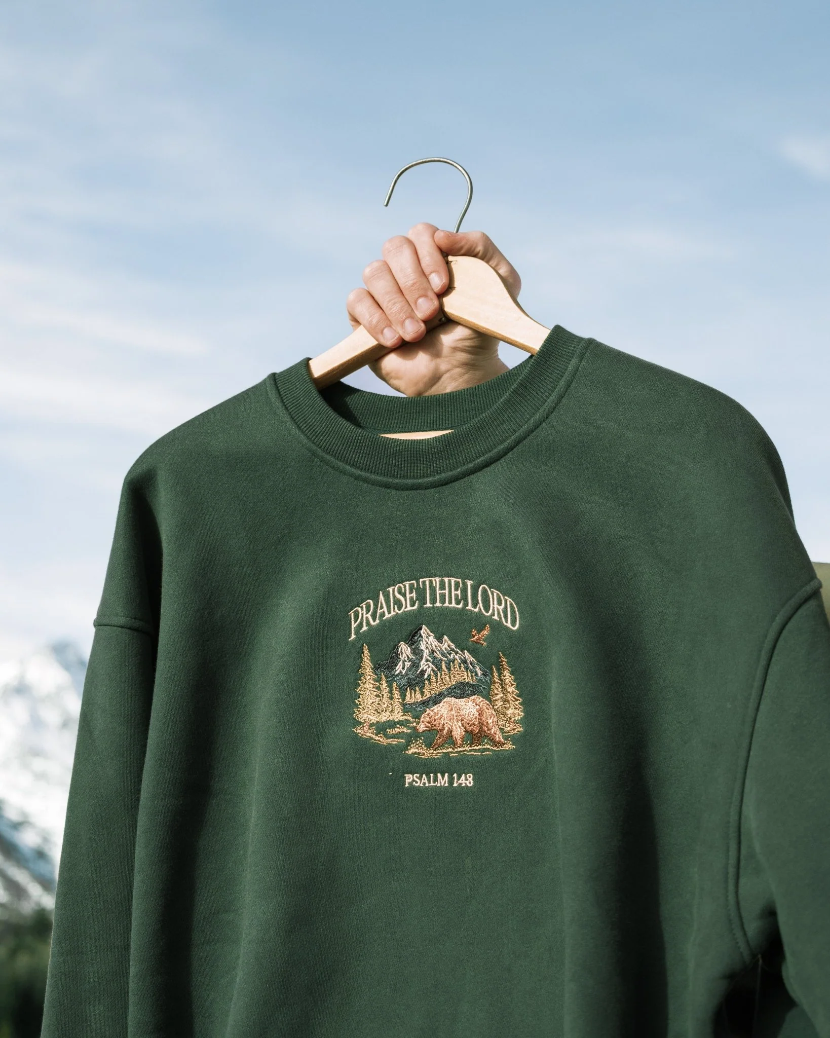"All Creation PTL" Pine Comfort Crewneck - Image 6
