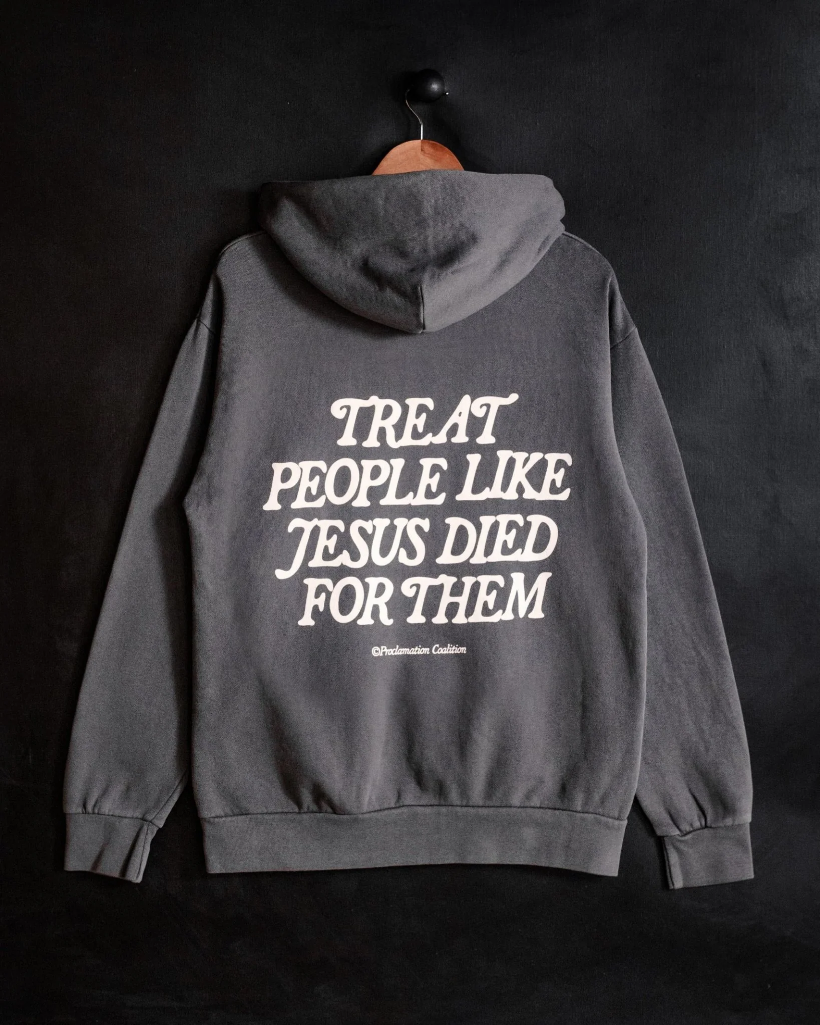 Treat People Like Jesus Died for Them® Heavyweight Hoodie - Image 8