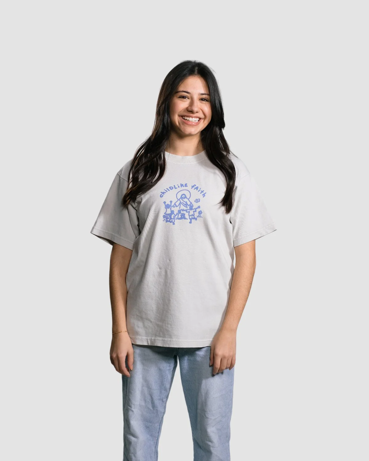 "Childlike Faith" Lunar Heavyweight Tee - Image 4