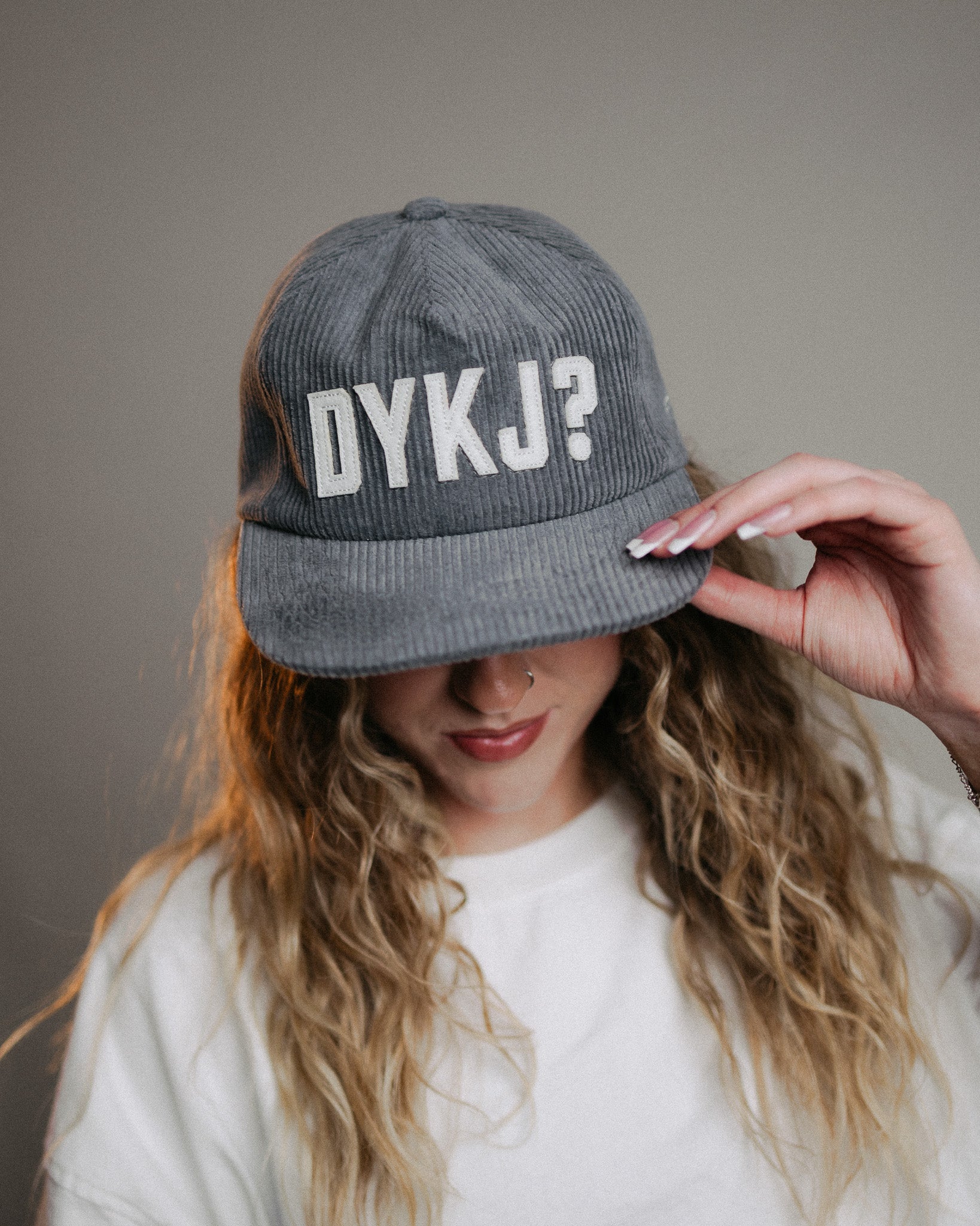 "Do You Know Jesus?" Corduroy Hat - Image 2