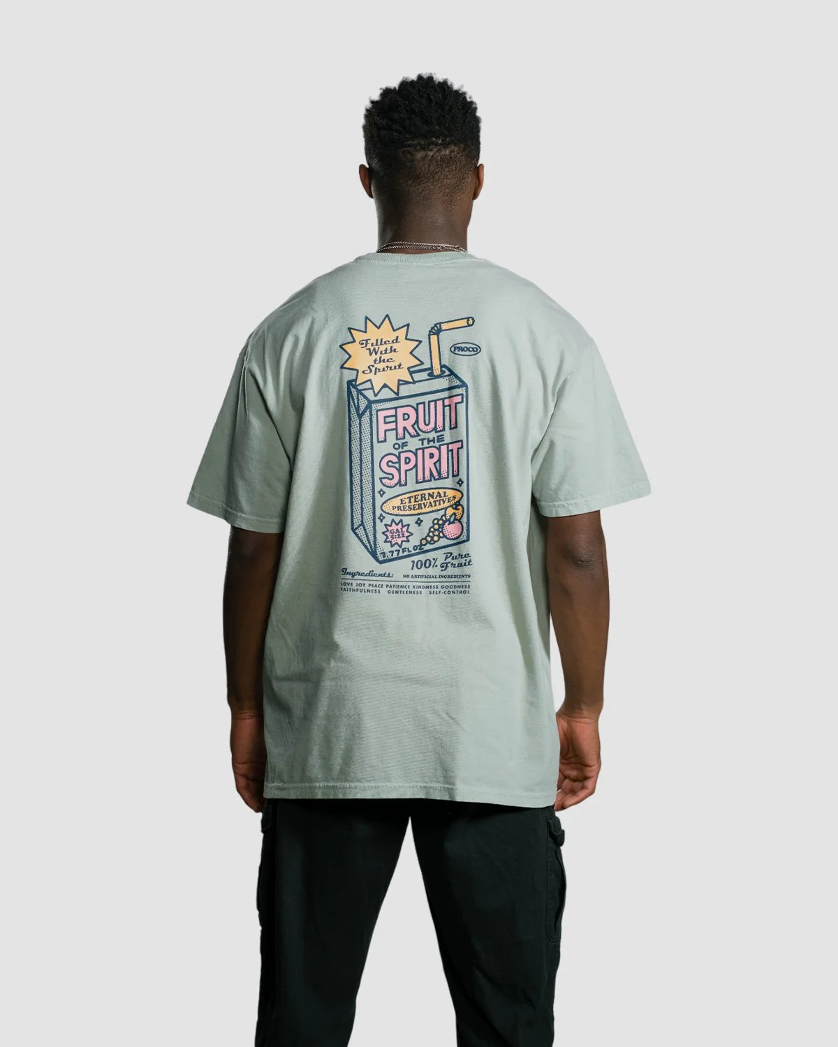 "Juice Box" Sage Tee - Image 7
