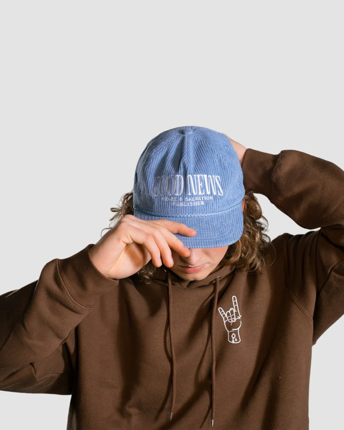 "Good News" Corduroy Hat - Image 6
