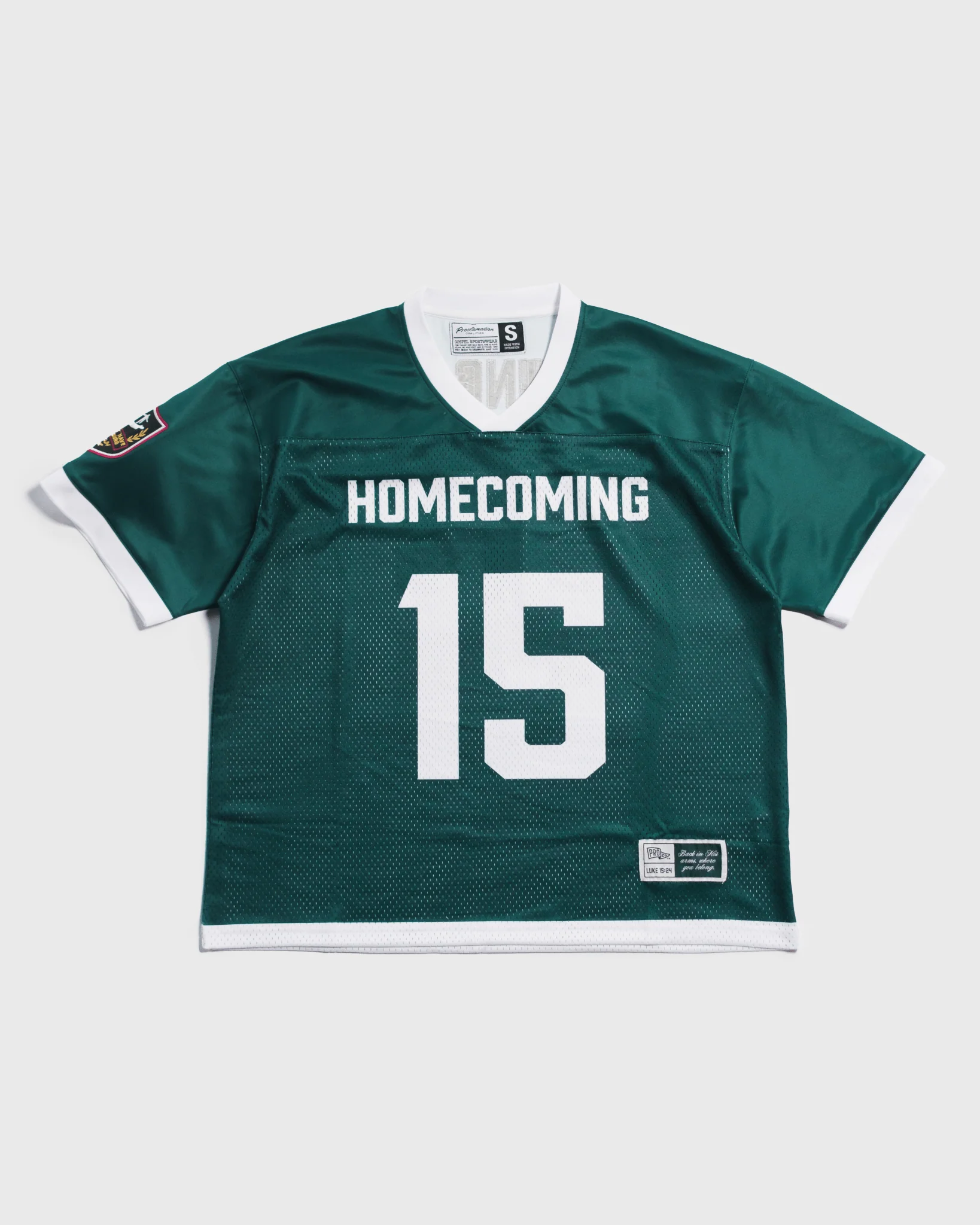 "Homecoming - Luke 15:24" Green Jersey - Image 3