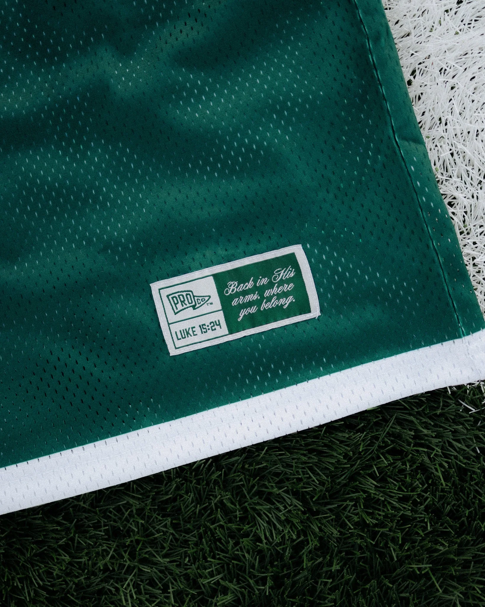 "Homecoming - Luke 15:24" Green Jersey - Image 5