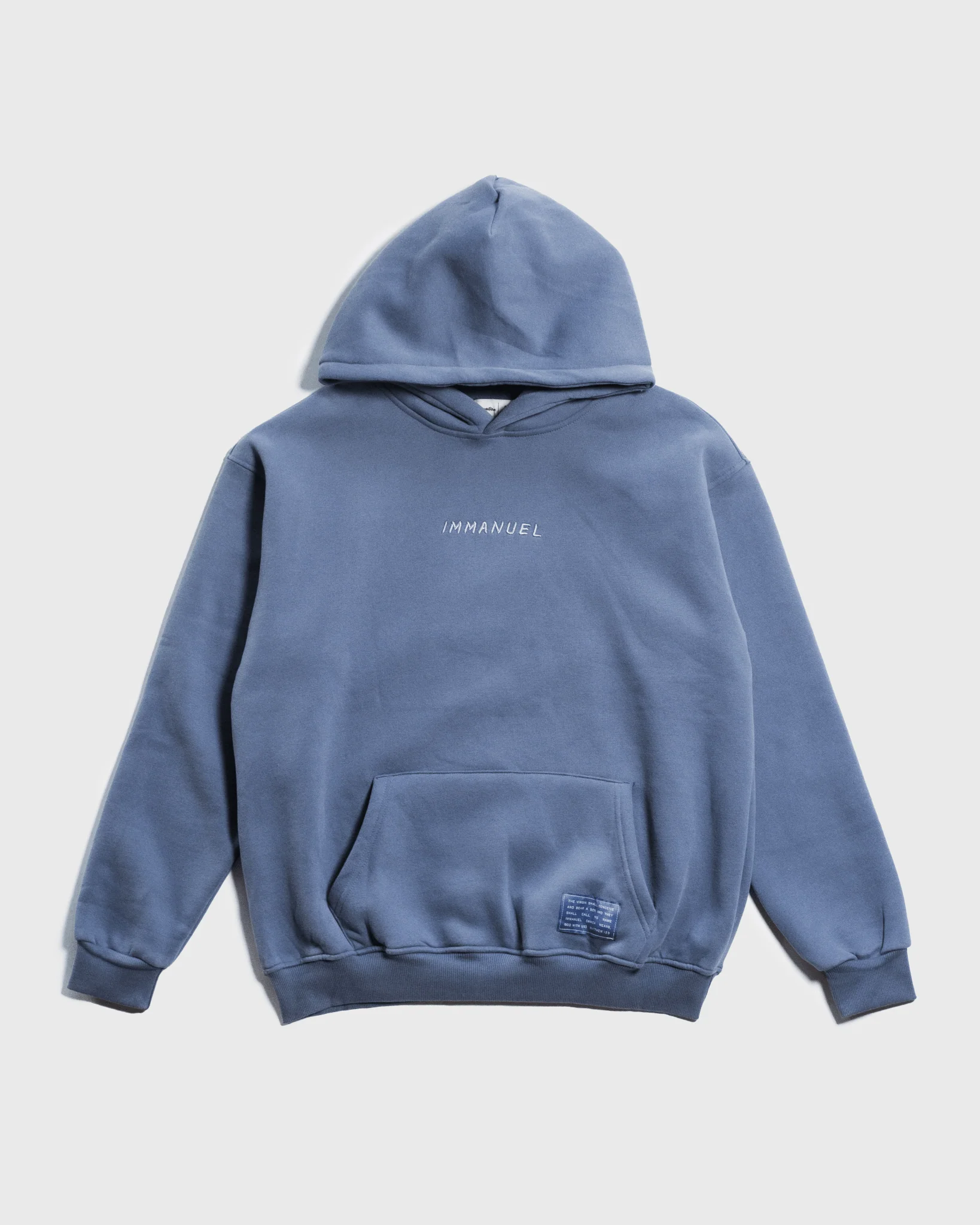 "Immanuel - Where Jesus Walked" Puff-Print Comfort Hoodie - Image 3
