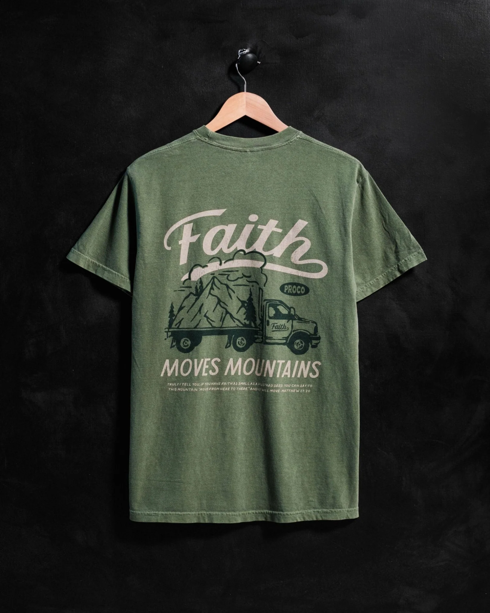 "Mountain Mover" Fern Green Tee