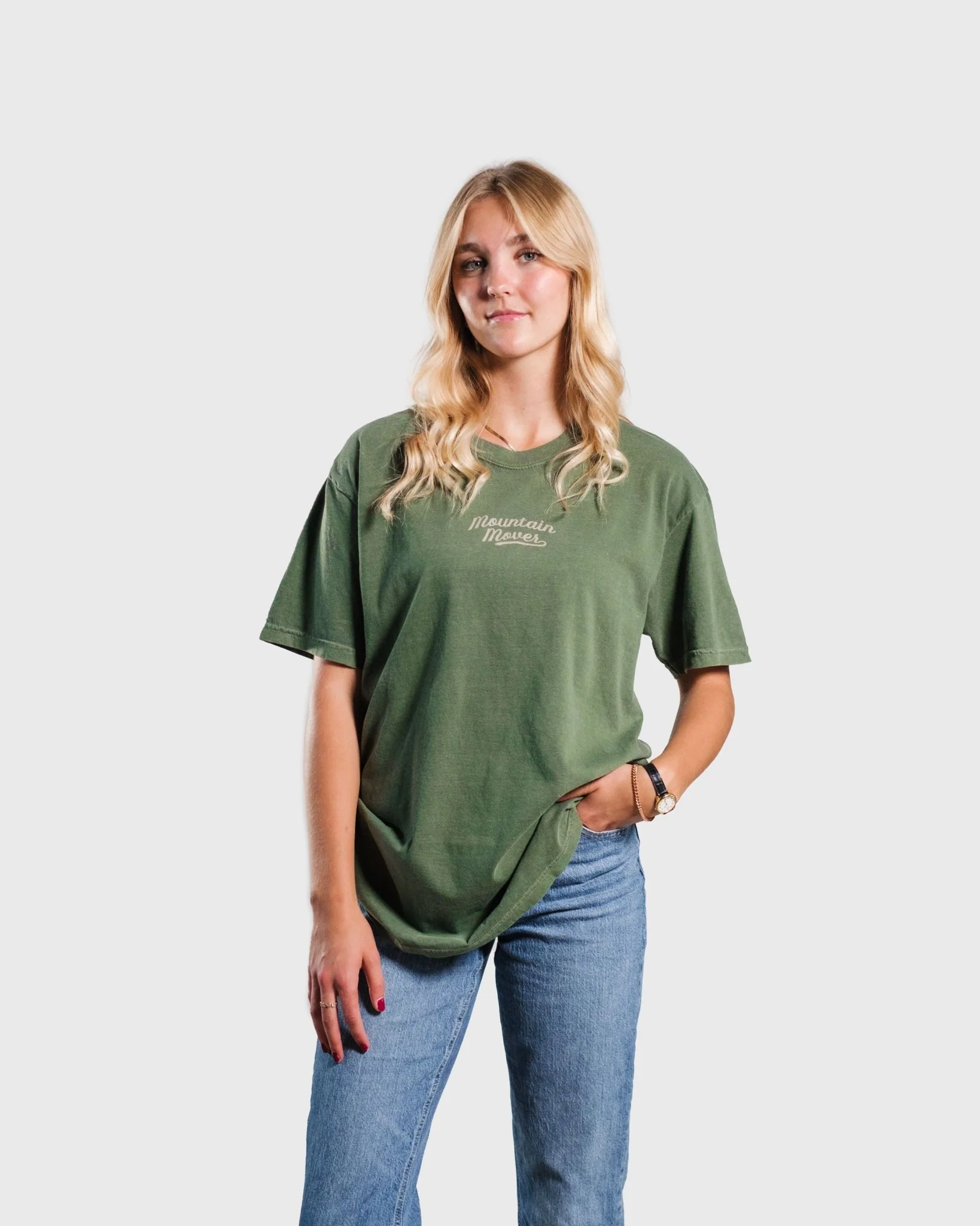 "Mountain Mover" Fern Green Tee - Image 7