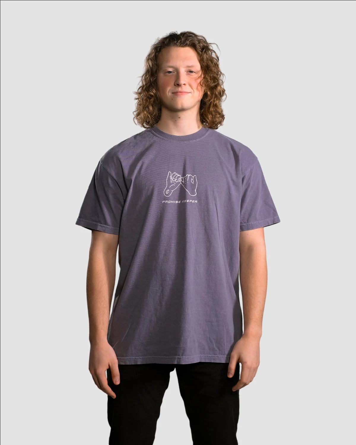 Promise Keeper - Faded Purple Tee - Image 3