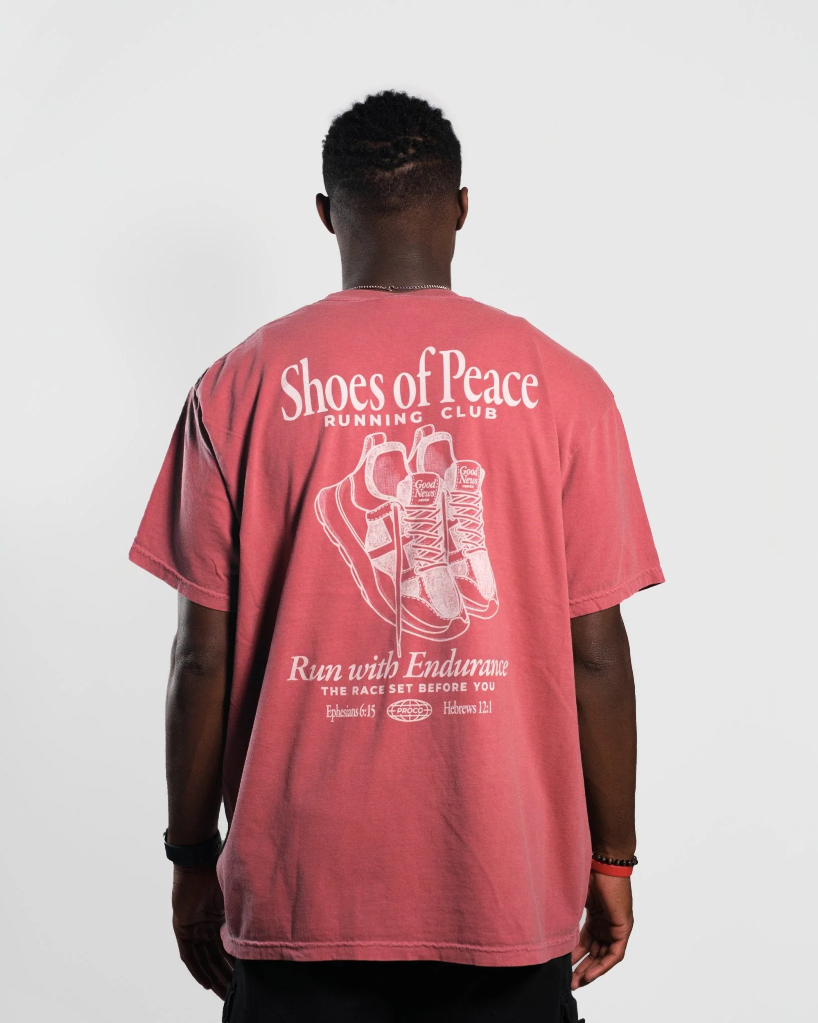 "Run With Endurance" Crimson Tee - Image 5