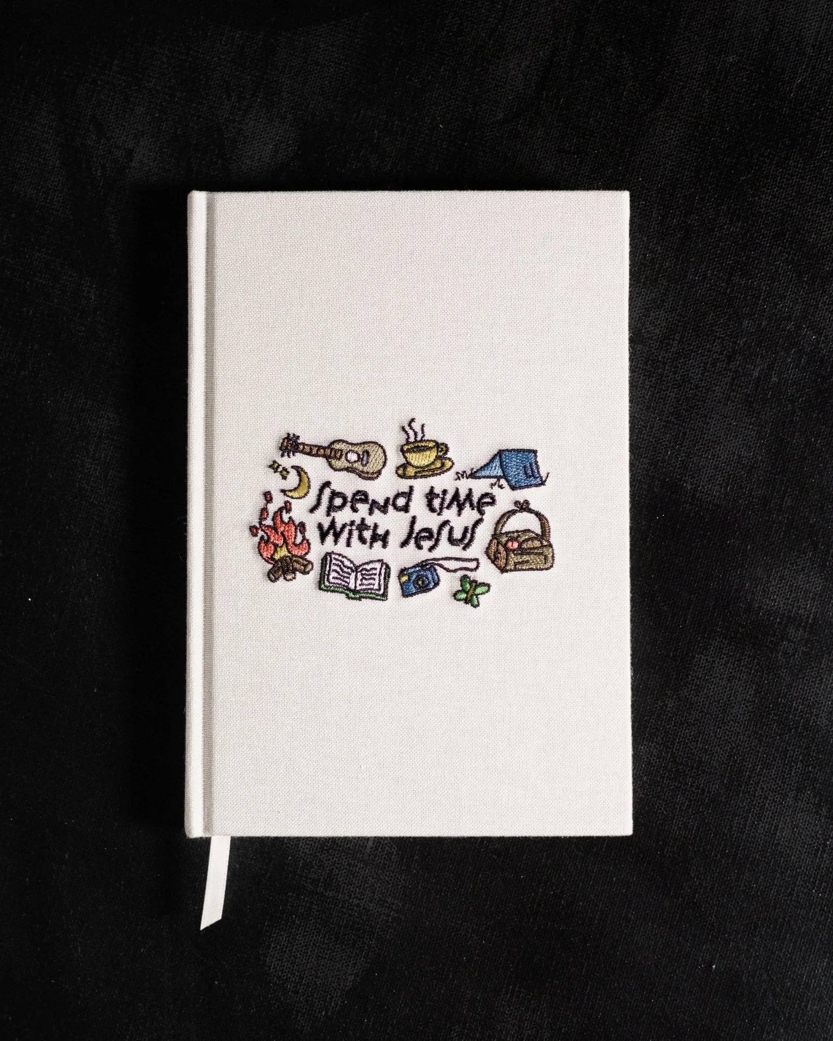 "Spend Time With Jesus" Embroidered Sketchbook - Image 7