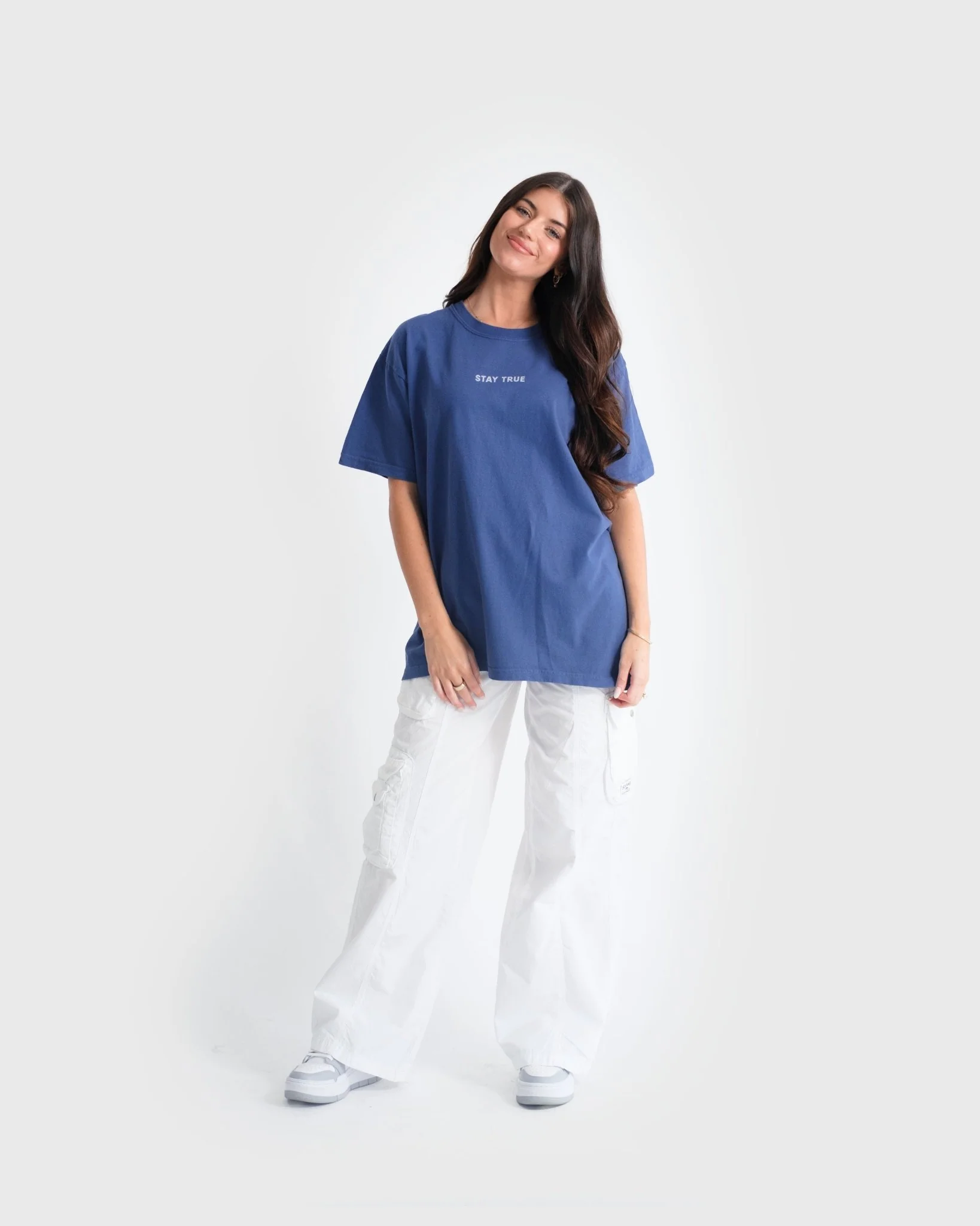 "Stand Firm X Stay True" Faded Navy Tee - Image 4